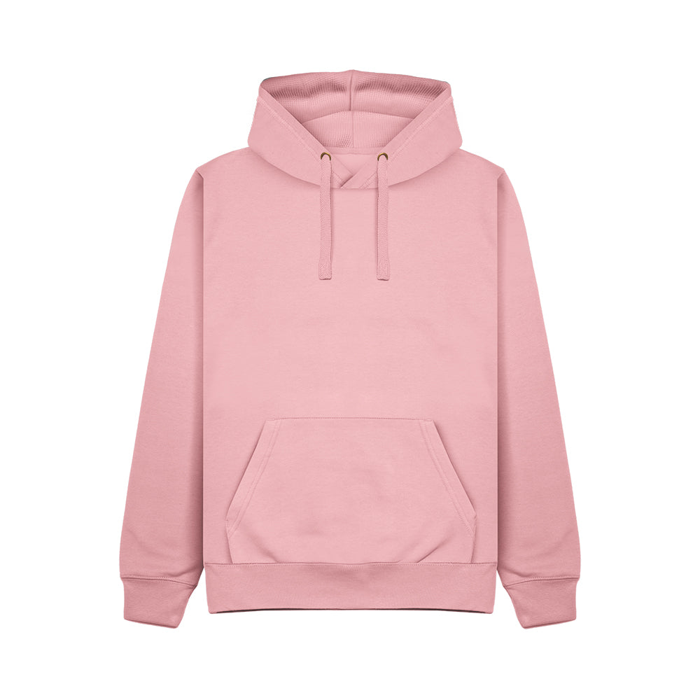 Cotton Ridge CR02 Apollo Comfort Cut Hoodie in Baby Pink