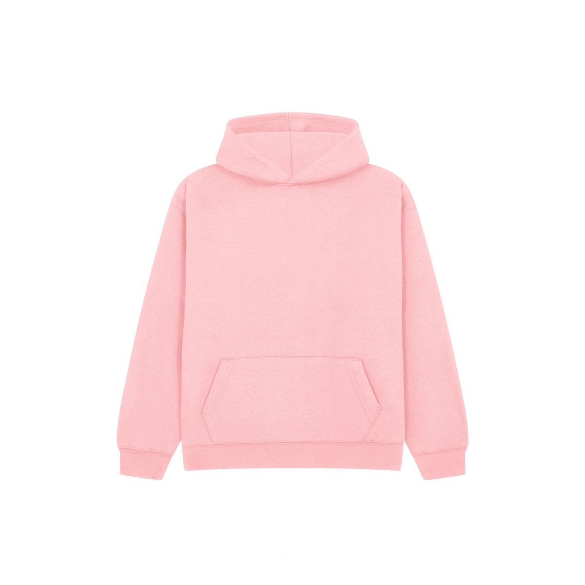 Cotton Ridge W72K Orion Premium kids hoodie in Baby Pink, front view