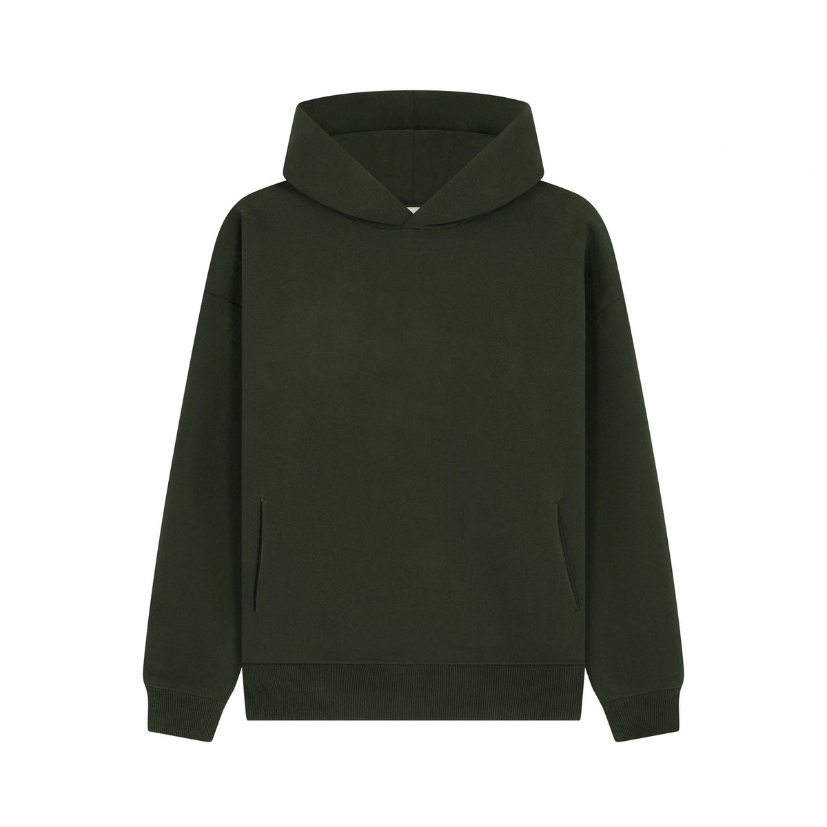 Cotton Ridge W76 Gemini Oversized Hoodie in Bottle Green