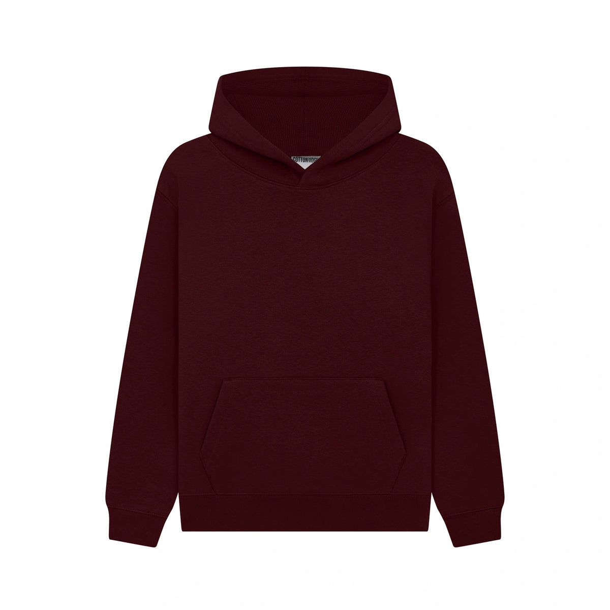 Cotton Ridge CR02K_v2.0 Apollo Kids Comfort Cut Hoodie in Burgundy