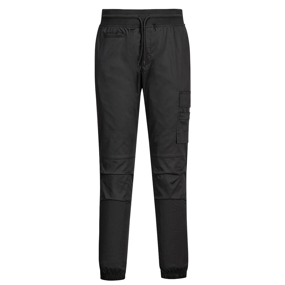 Portwest Chef's Mesh Air Pro Stretch Joggers in Black, main product image