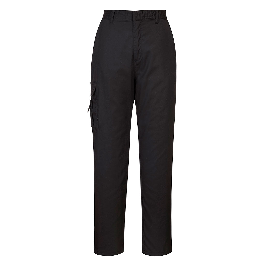 Portwest Women's Combat Trousers in Black, main product image