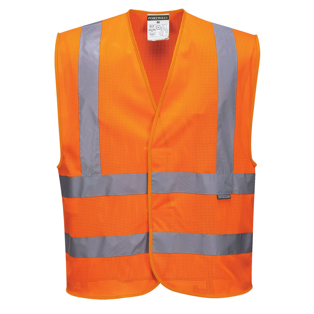 Portwest Hi-Vis Mesh Band and Brace Vest in Orange, main product image