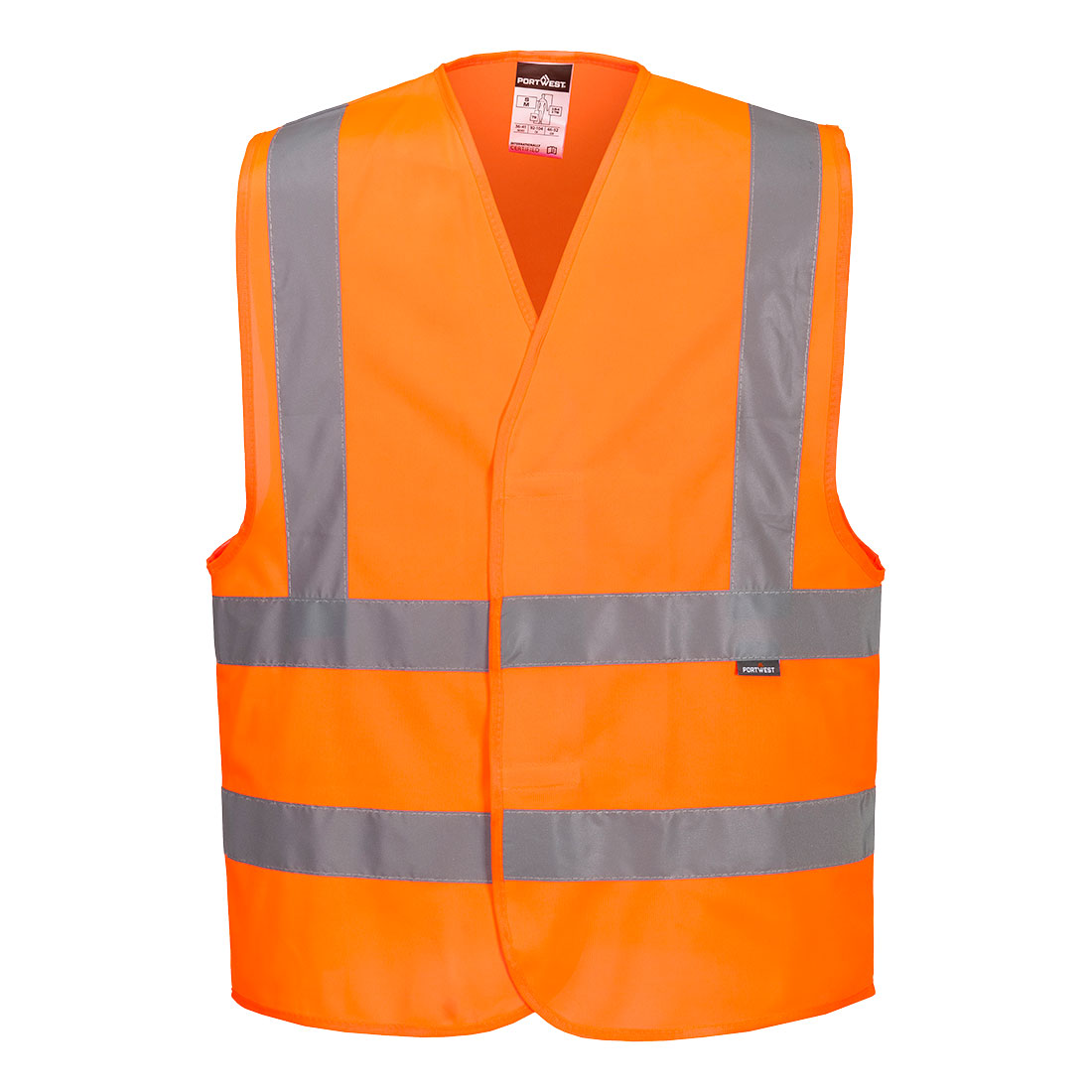 Portwest Hi-Vis Band and Brace Vest in Red, main product image