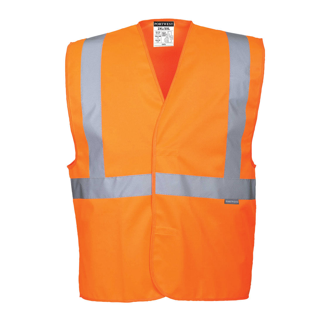 Portwest Hi-Vis Band and Brace Vest in Orange, main product image