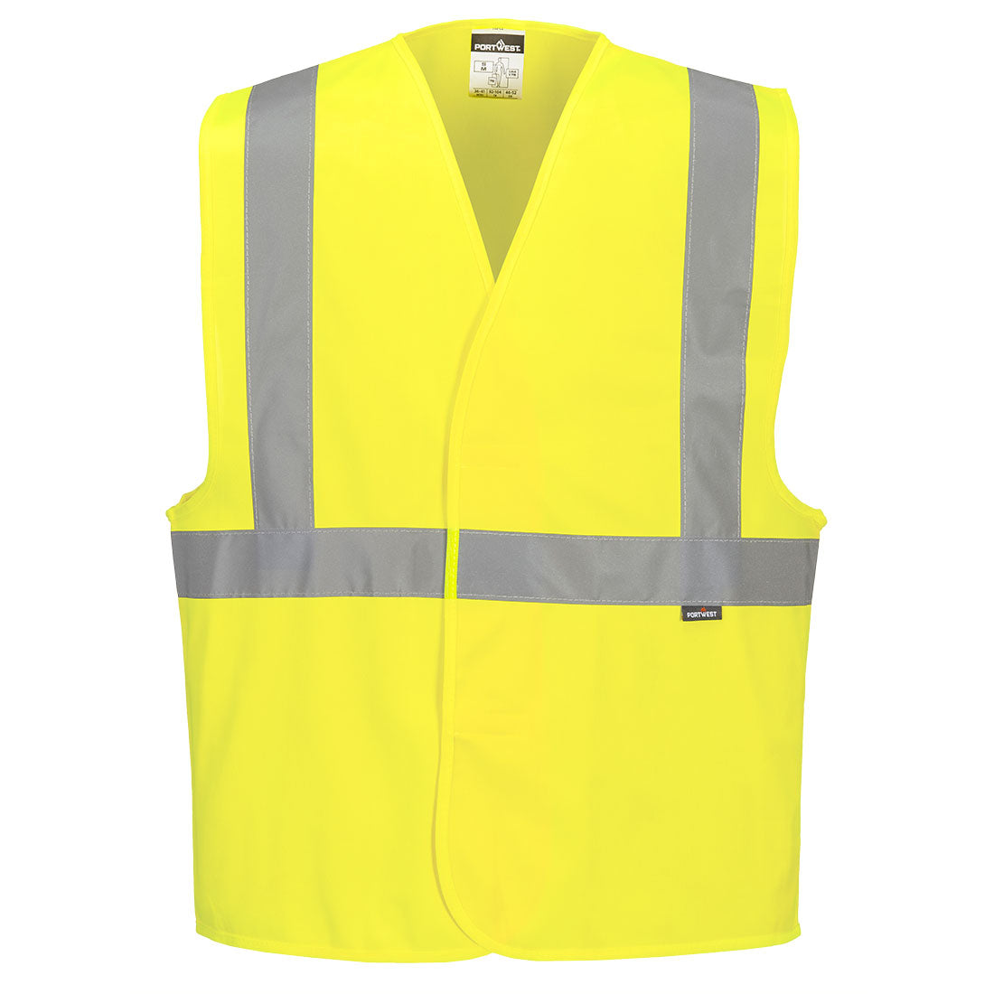 Portwest Hi-Vis Band and Brace Vest in Yellow, image 2