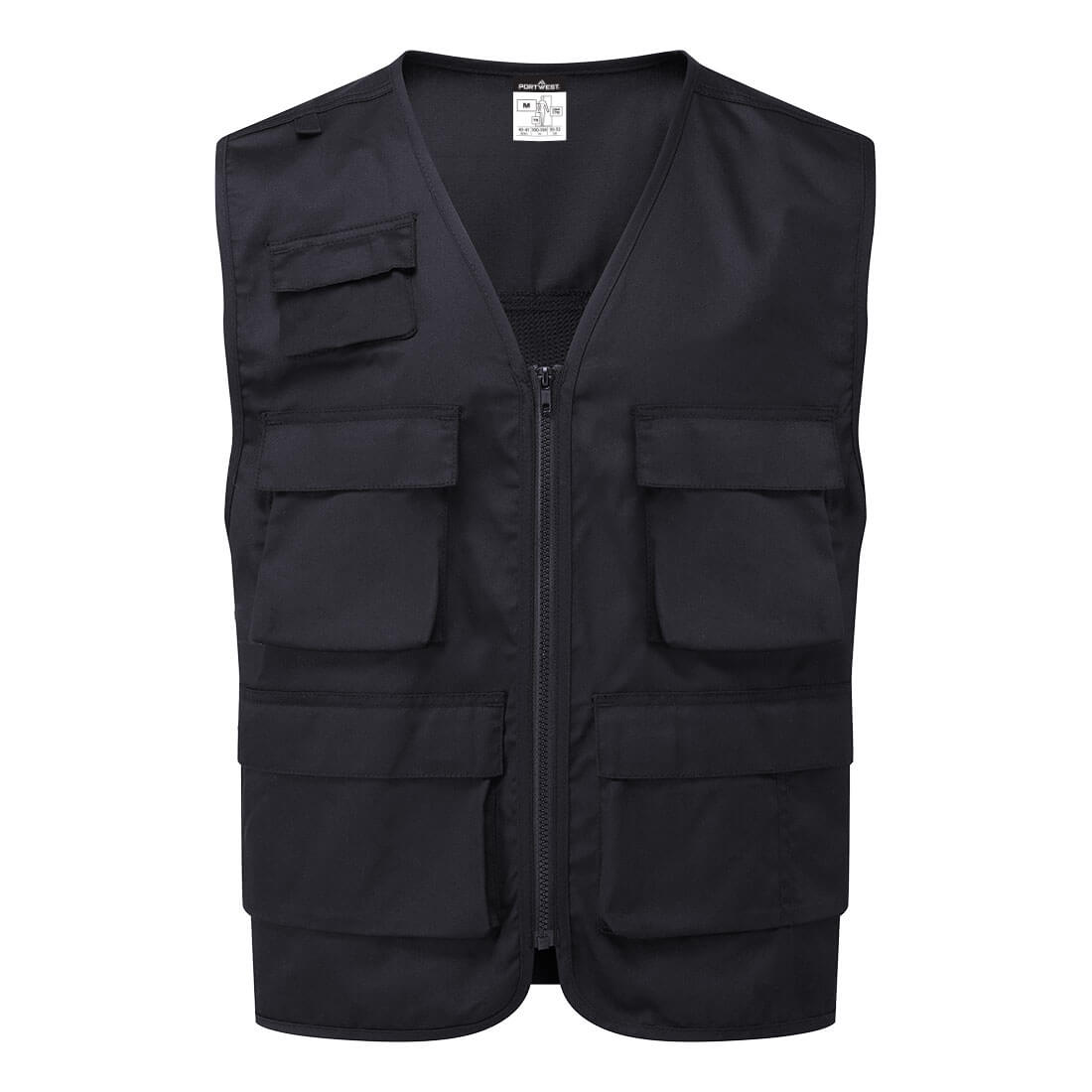 Portwest Work Vest in Black, main product image