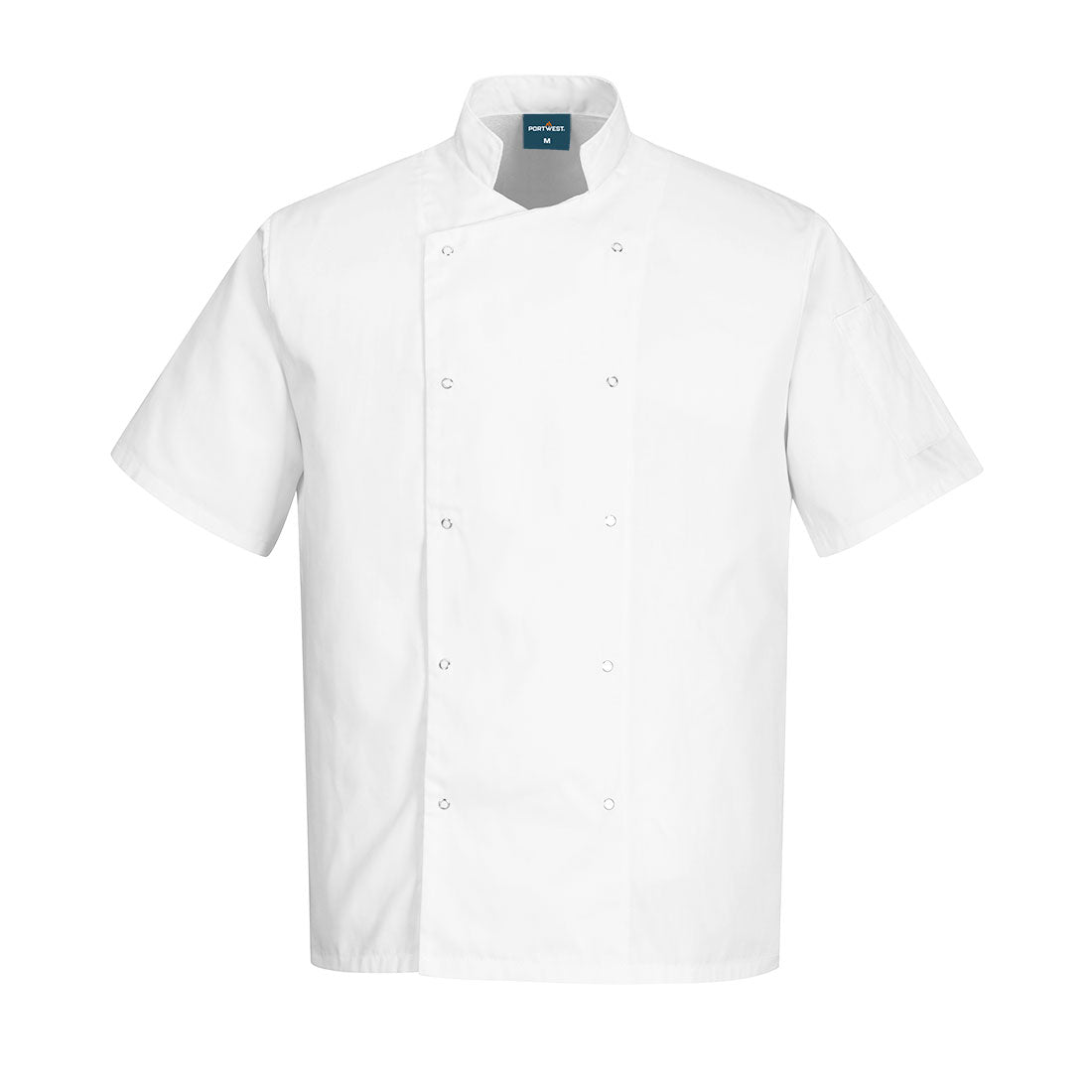 Portwest Chef's Cumbria Jacket S/S in White, image 2