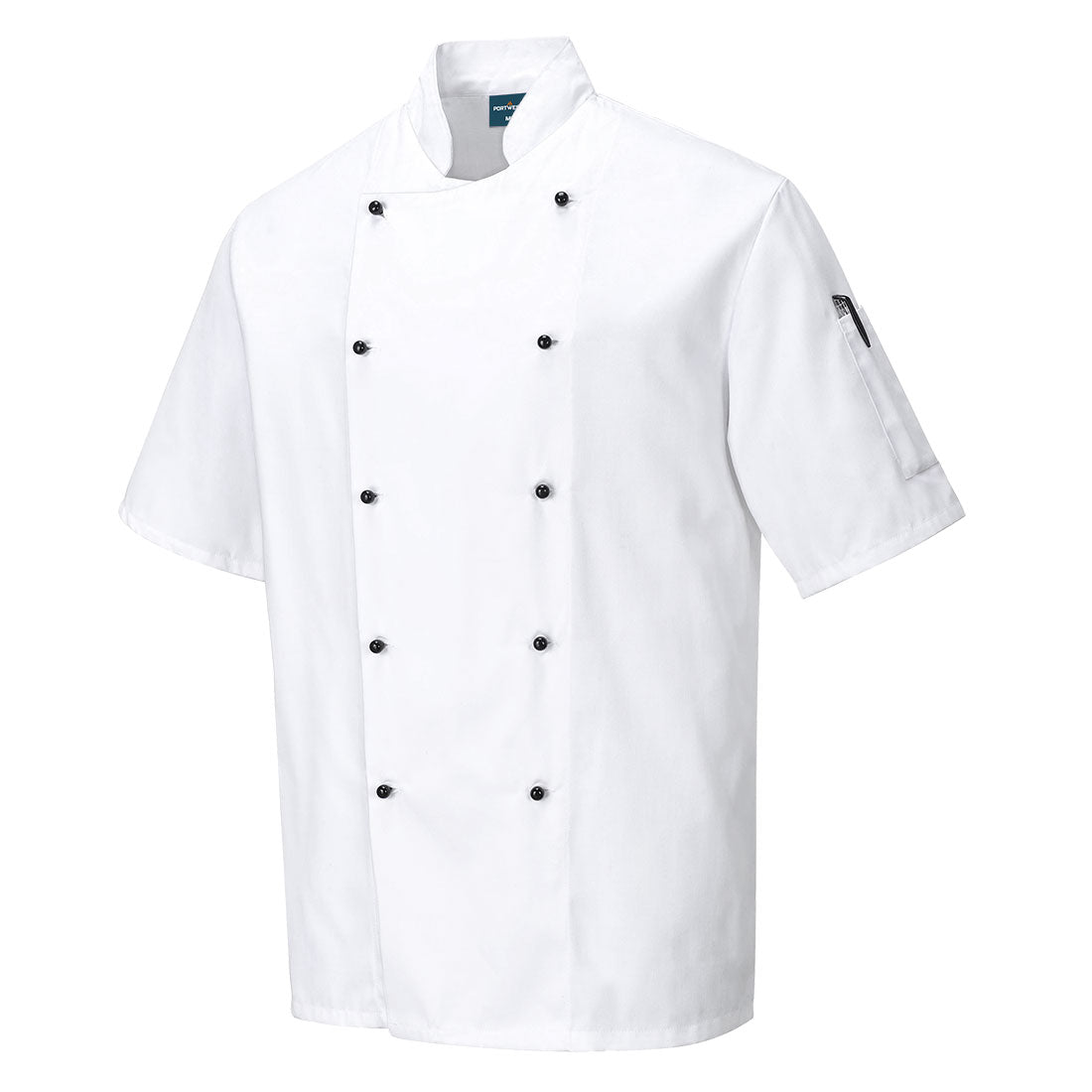 Portwest Chef's Kent Jacket S/S in White, image 2