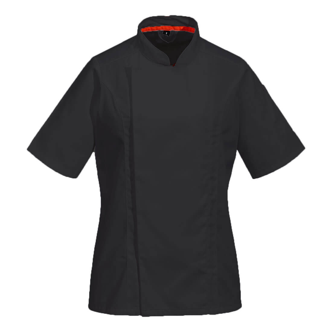 Portwest Chef's Women's Mesh Air Pro Jacket S/S in Black, main product image