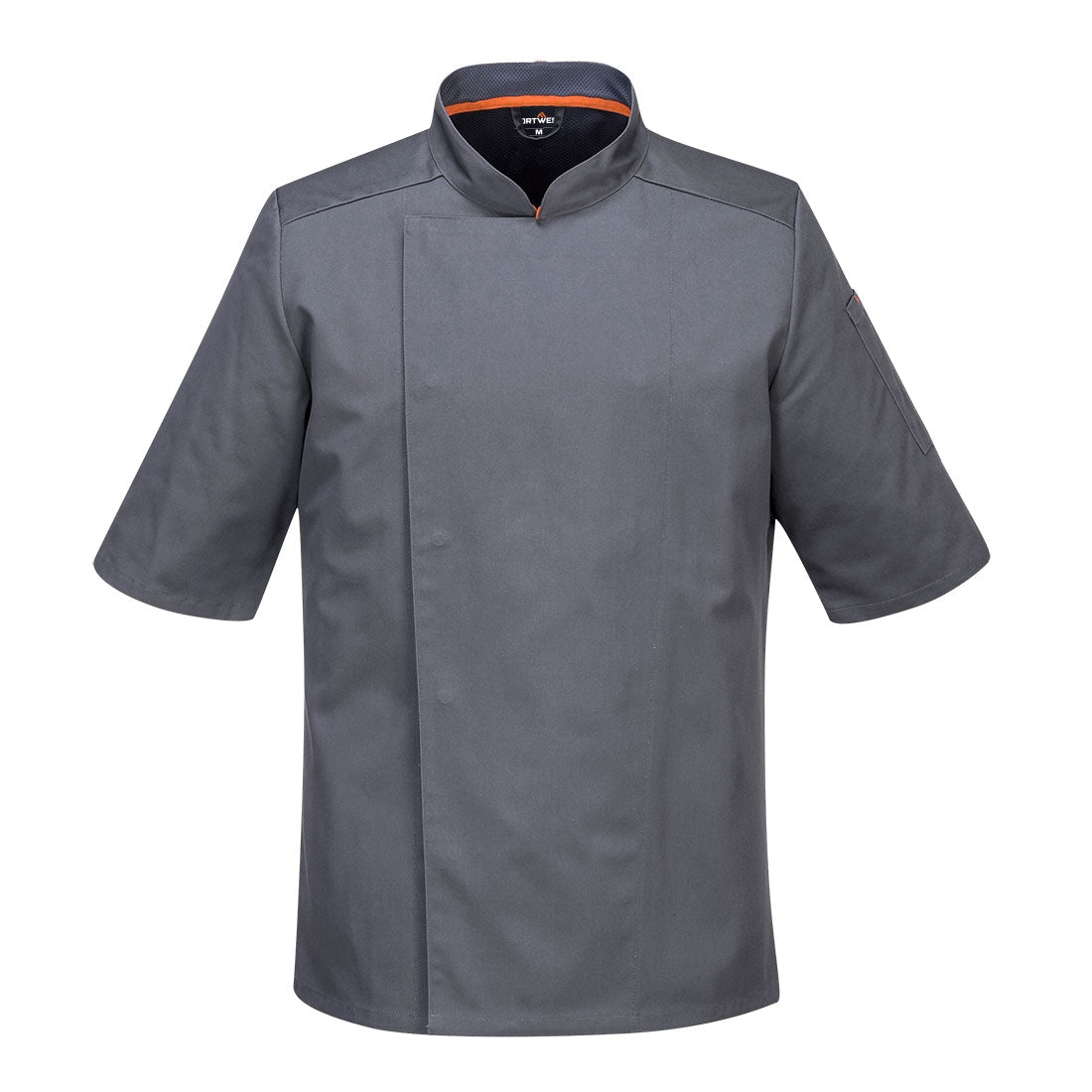 Portwest Chef's Mesh Air Pro Jacket S/S in Slate Grey, image 2