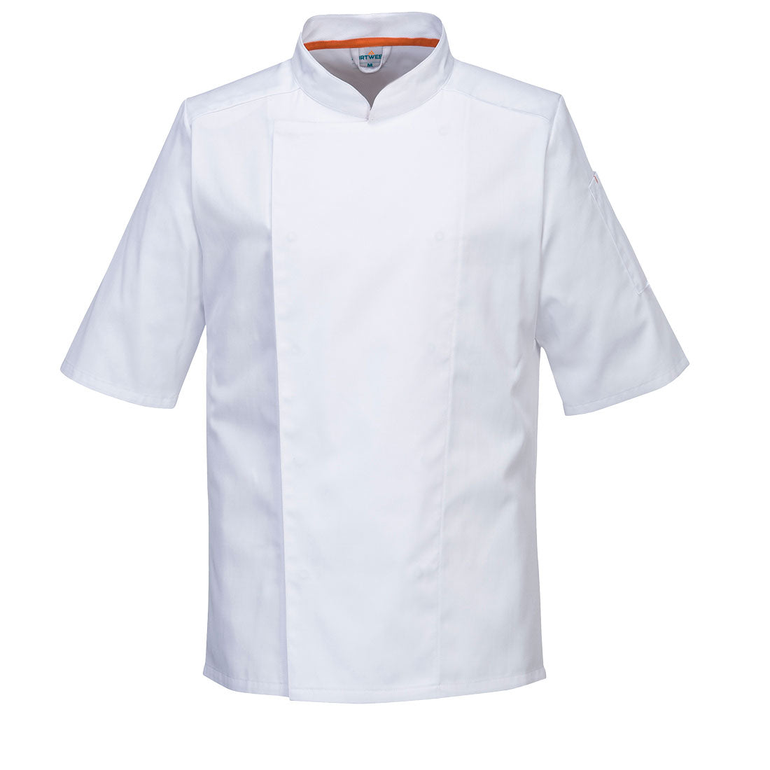 Portwest Chef's Mesh Air Pro Stretch Jacket S/S in White, image 2