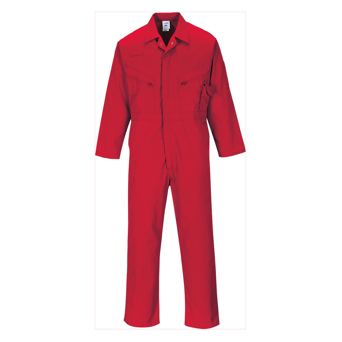 Portwest Liverpool Zip Coverall in Red, image 9