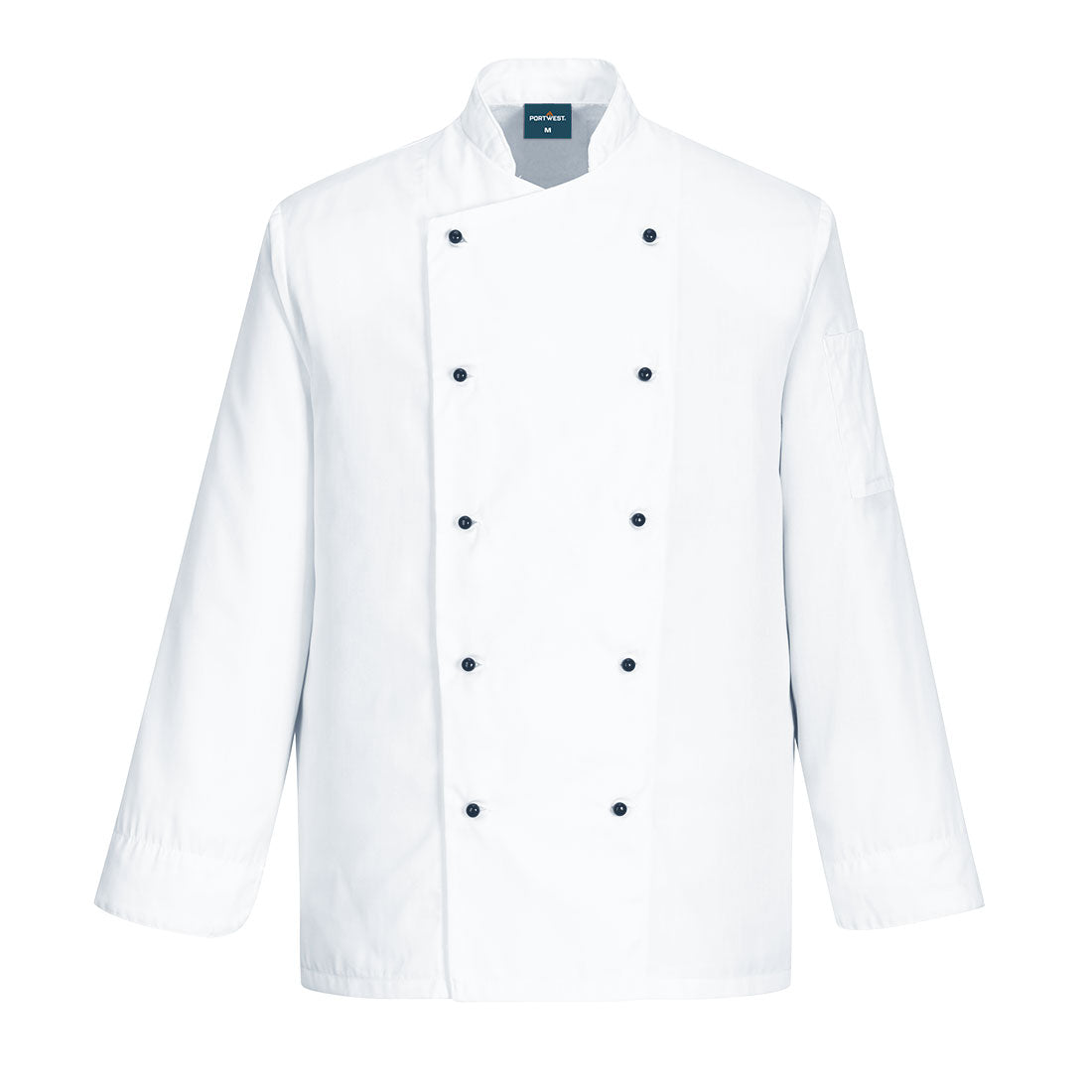 Portwest Chef's Somerset Jacket L/S in White, image 2