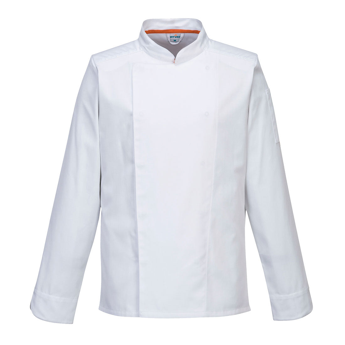 Portwest Chef's Mesh Air Pro Stretch Jacket L/S in White, image 2