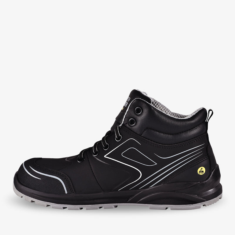 Safety Jogger Cador S3 Mid Black side view