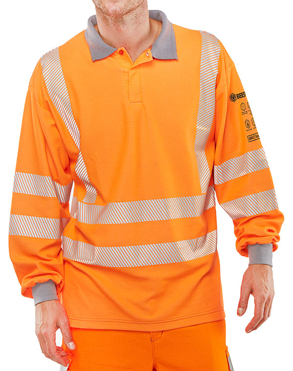 Click Beeswift ARC Compliant Rail Spec Polo Shirt, main product image