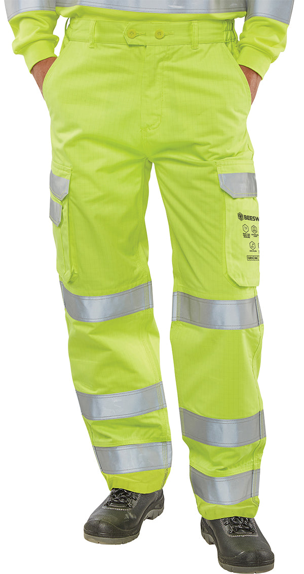 Click Beeswift ARC Compliant Hi-Vis Trousers, image 2