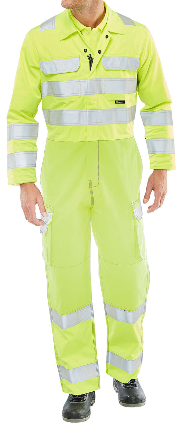 Click Beeswift ARC Compliant Hi-Vis Boilersuit, image 2