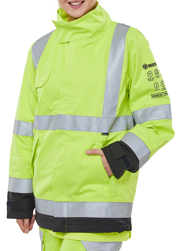 Click Beeswift ARC Complinant Woven Hi-Vis Two-Tone Jacket, main product image