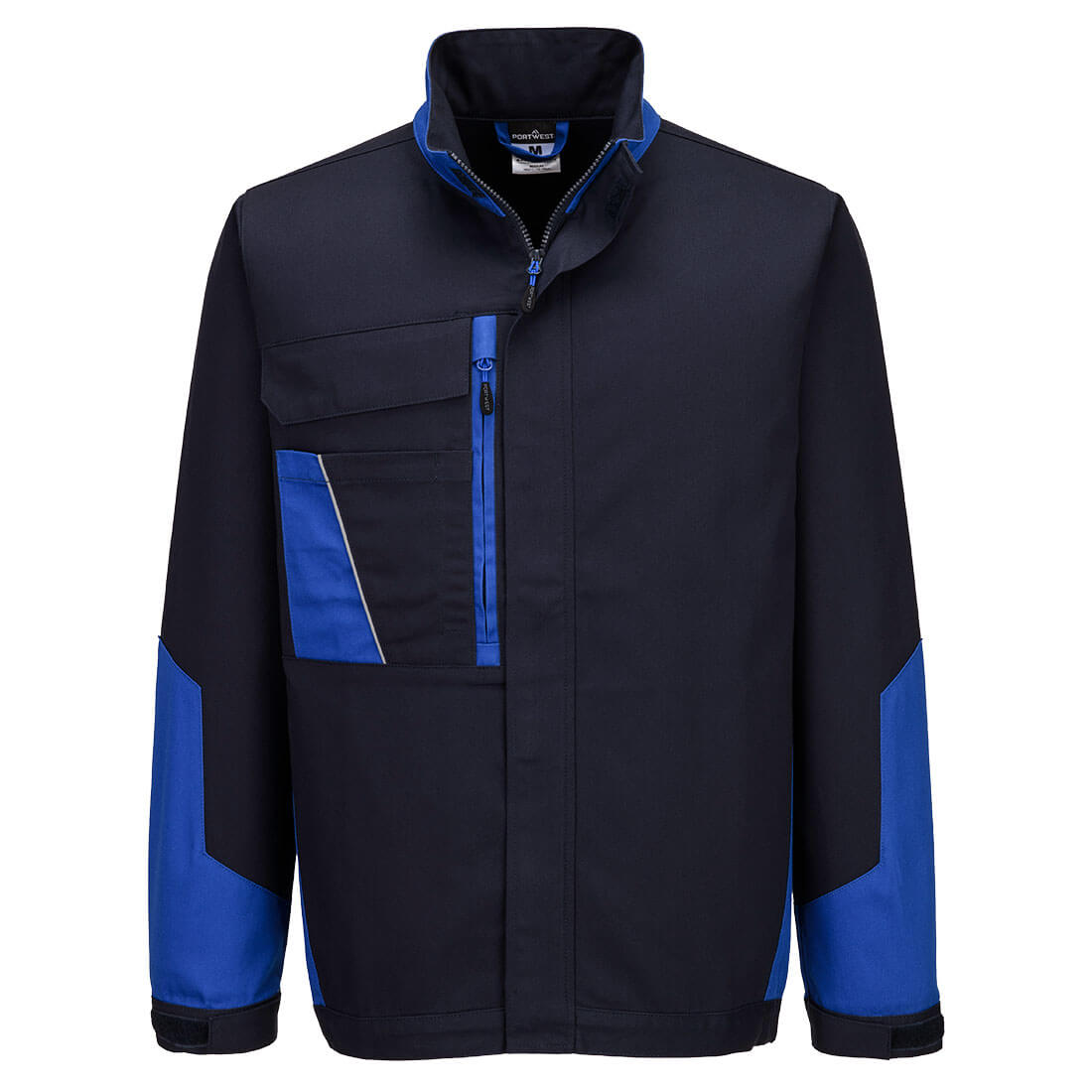 Portwest WX1 Two Tone Insulated Cotton Work Jacket in Navy/Royal, image 3