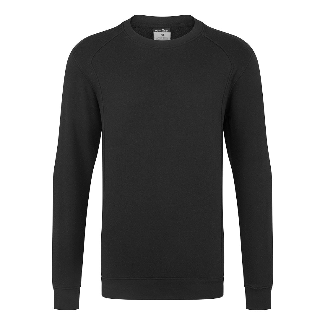 Portwest WX2 Sweatshirt in Black, main product image