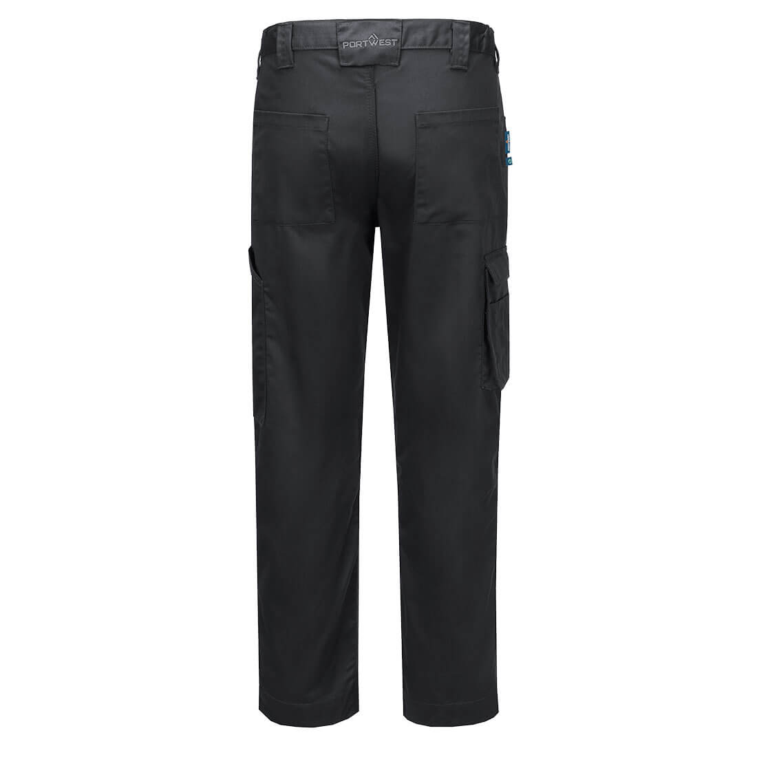 Portwest CD825 WX2 Eco Combat Trousers in Black, back view