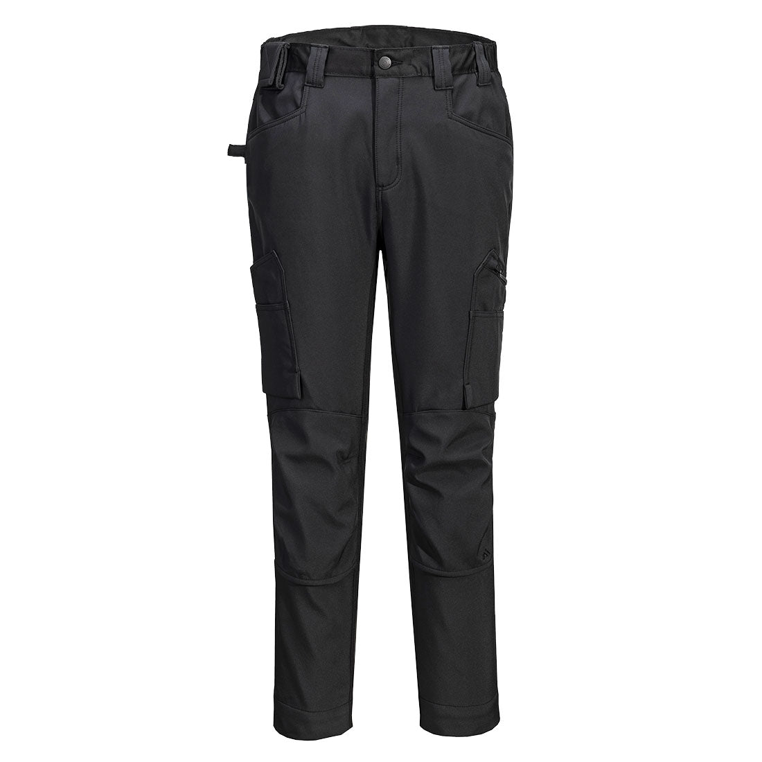 Portwest WX2 Eco Softshell Trousers in Black, main product image