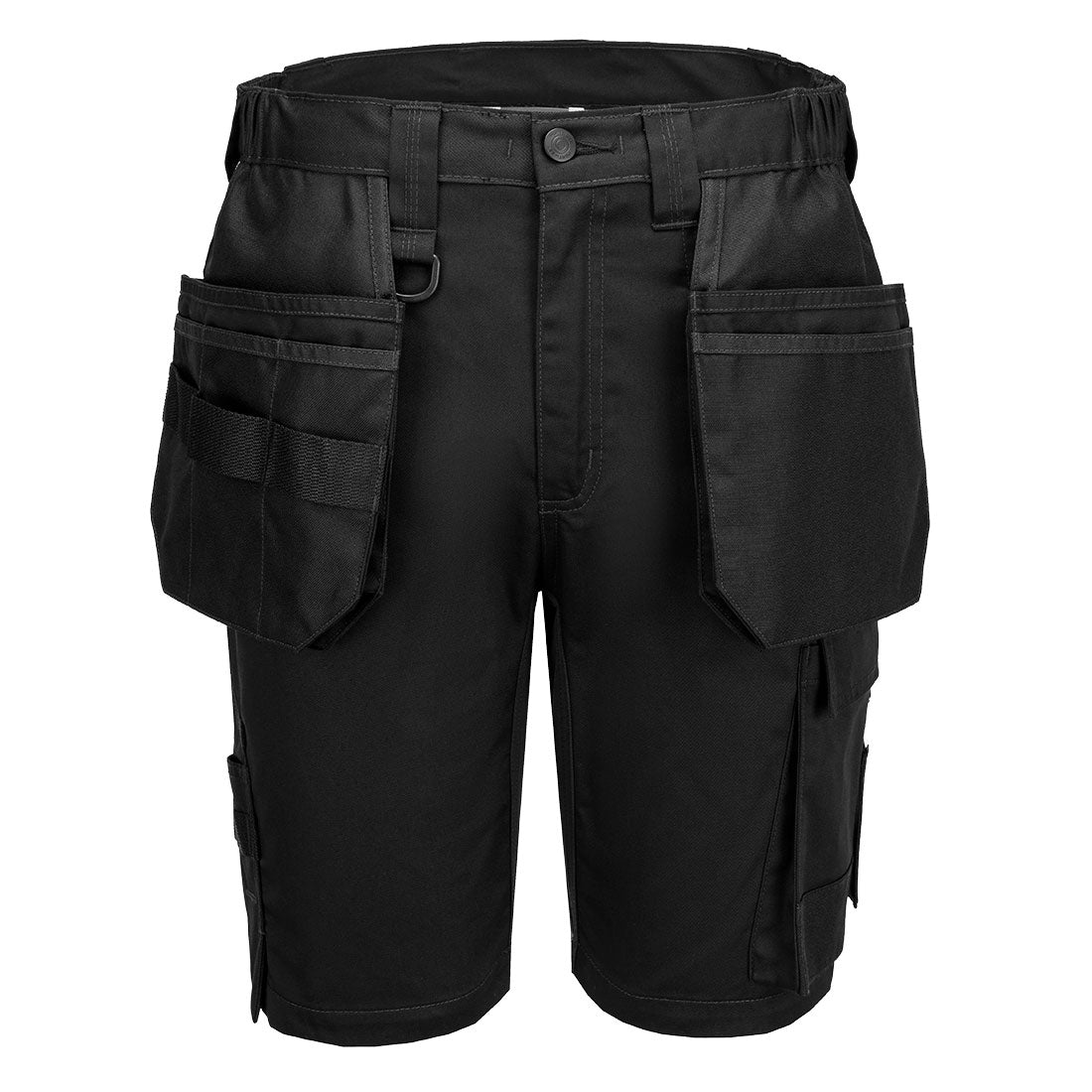Portwest WX2 Eco Craft Holster Shorts in Black, main product image