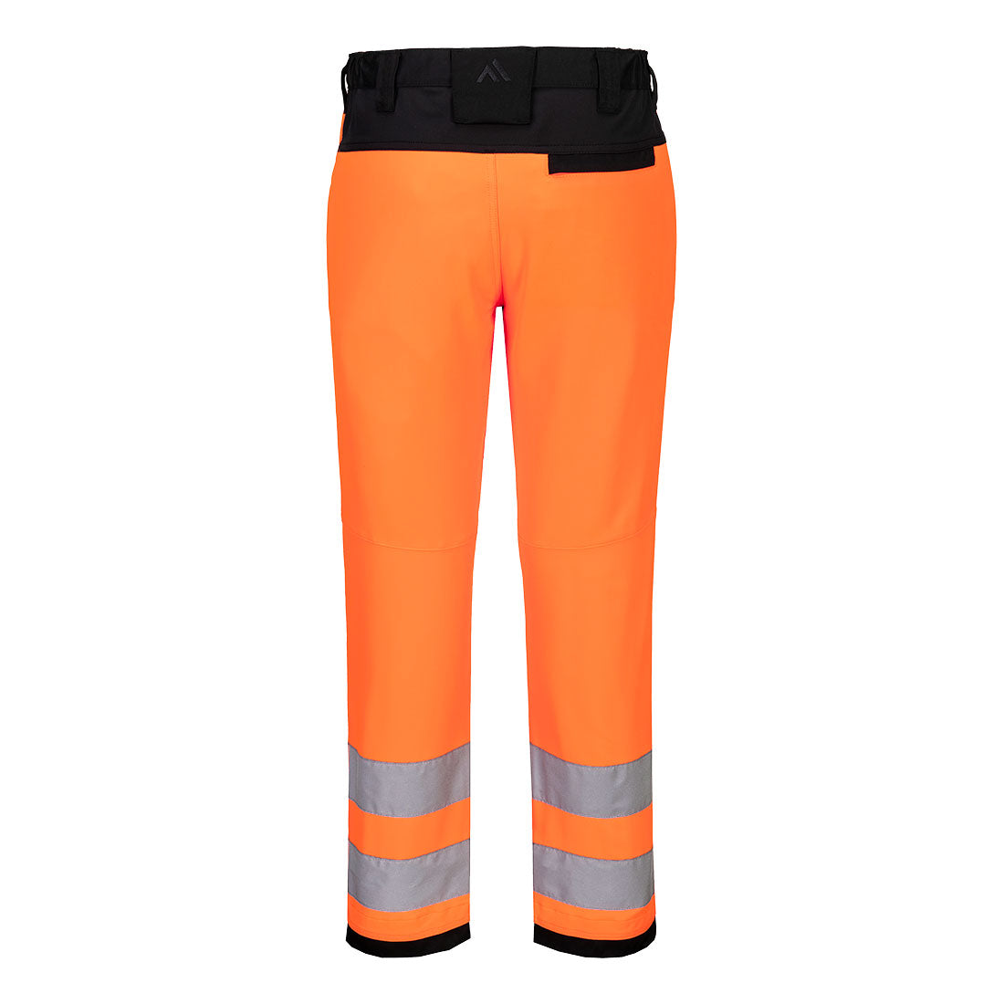 Portwest CD857 WX2 Eco Hi-Vis Class 2 Service Trouser in Orange/Black, back view
