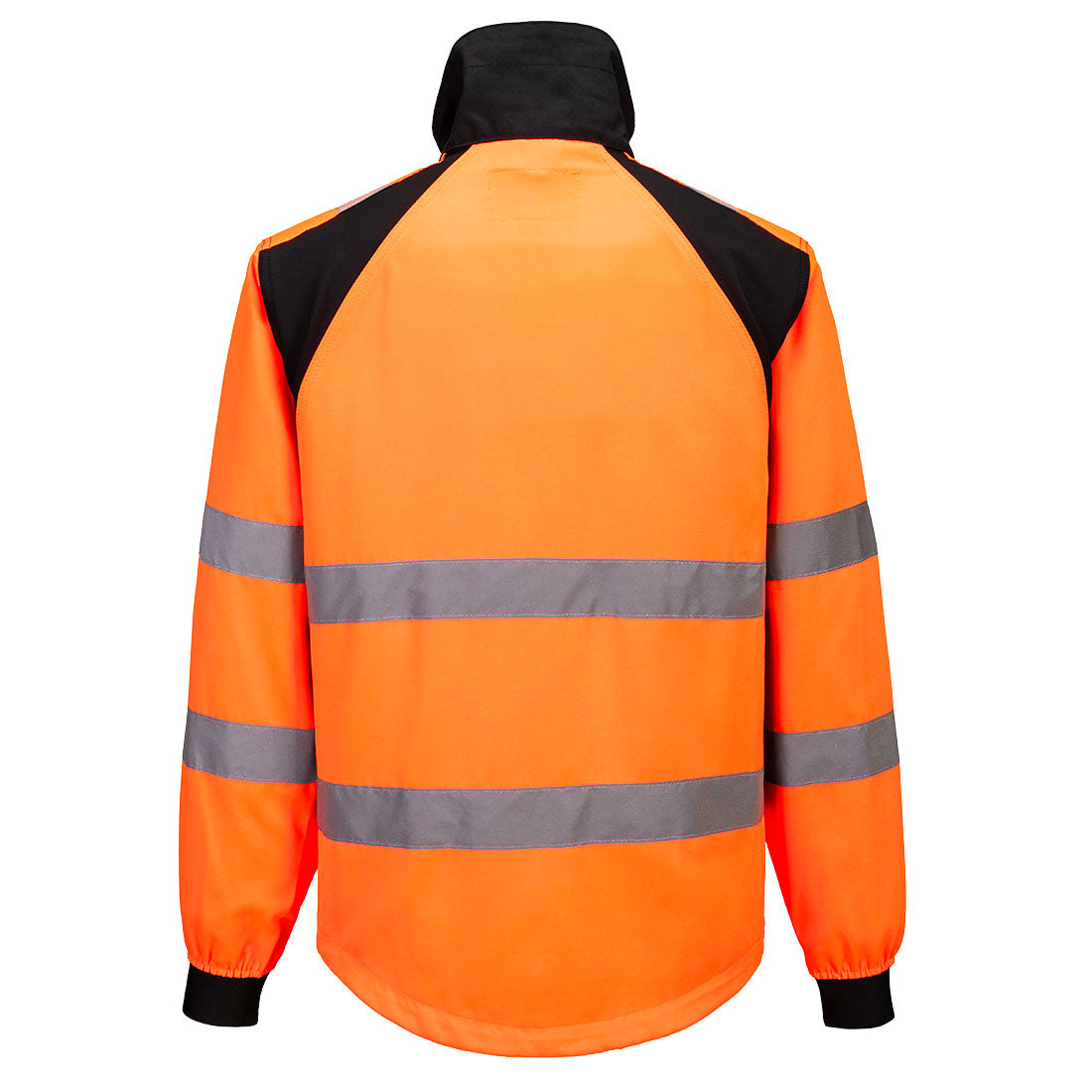 Portwest CD861 WX2 Eco Hi-Vis Work Jacket in Orange/Black, back view