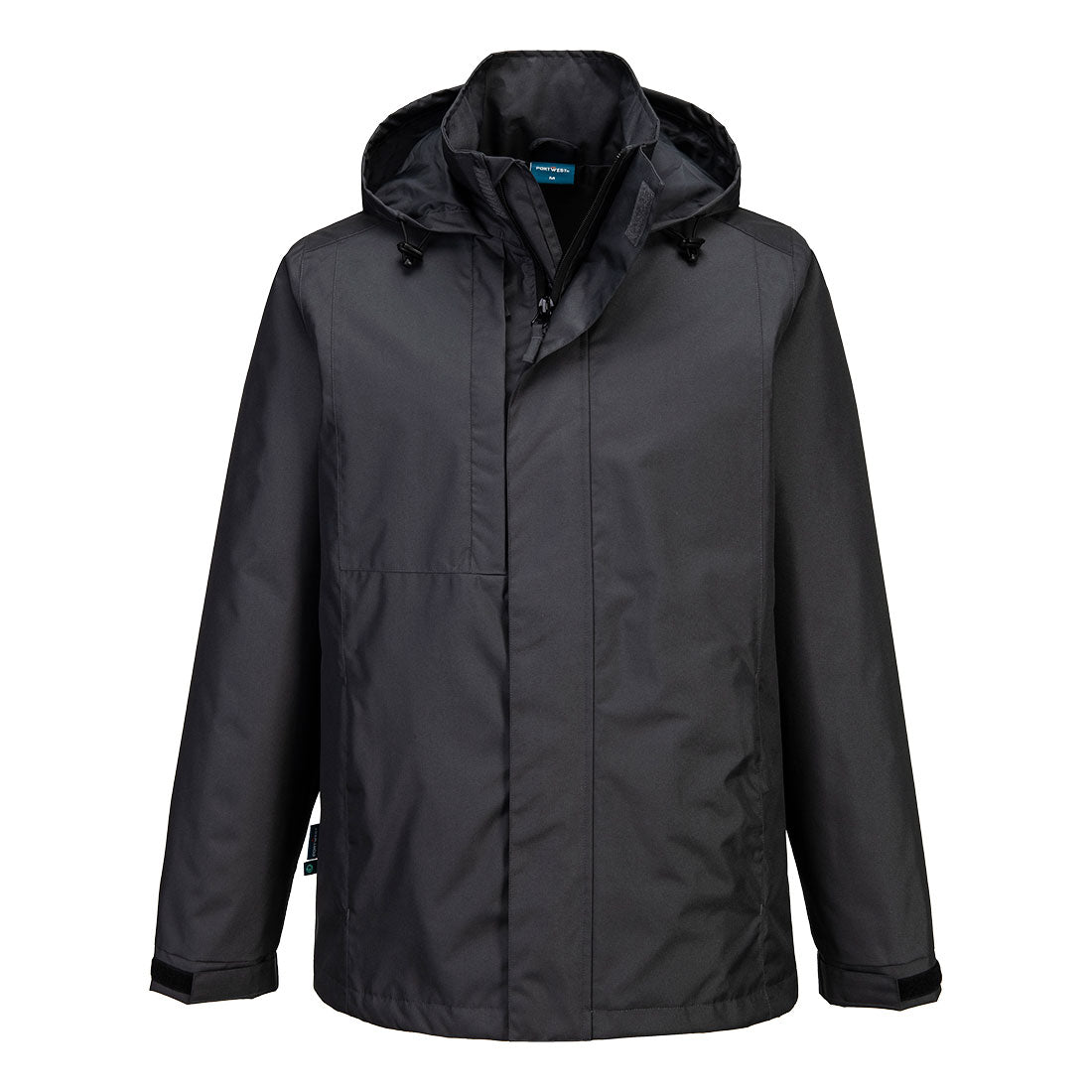 Portwest WX2 Eco Rain Jacket in Metal Grey, image 2
