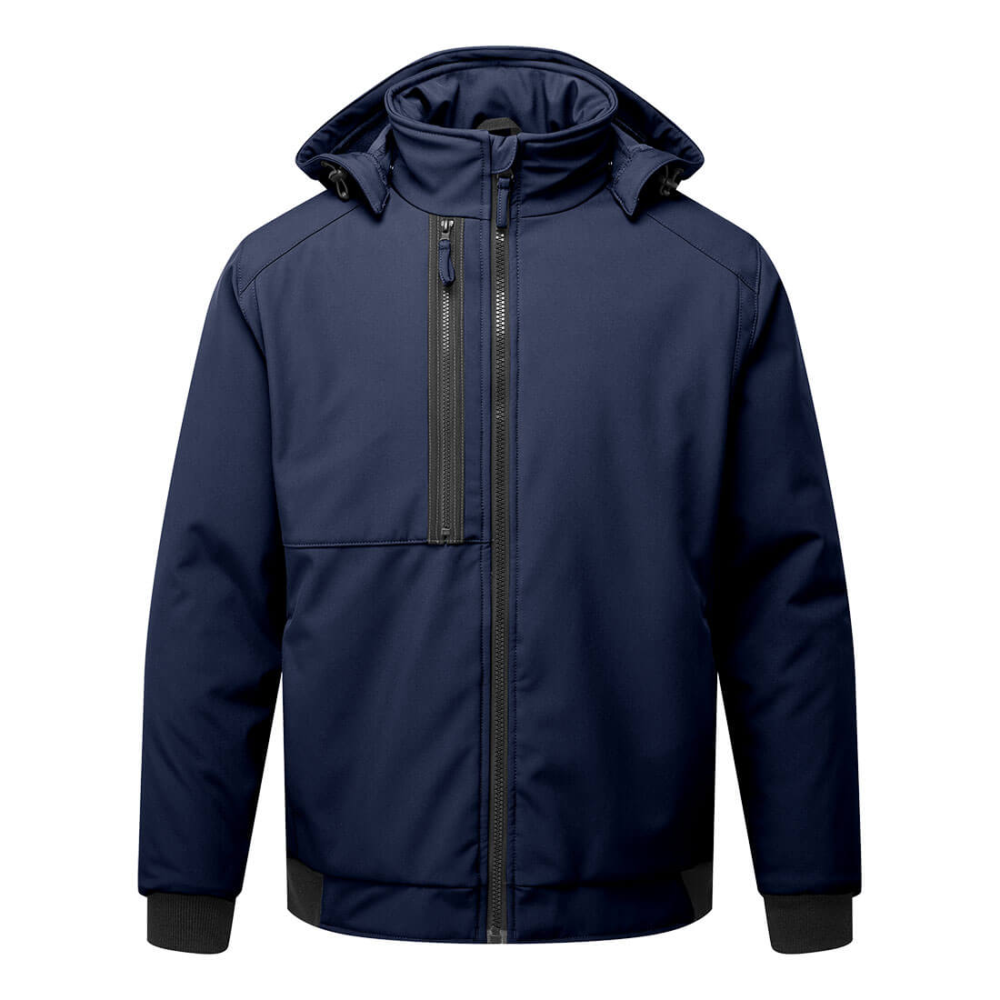 Portwest WX2 Eco Hooded Insulated Softshell in Navy, image 4