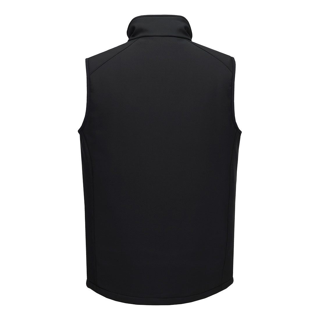 Portwest CD877 WX2 Eco Insulated Softshell Bodywarmer (2L) in Black, back view