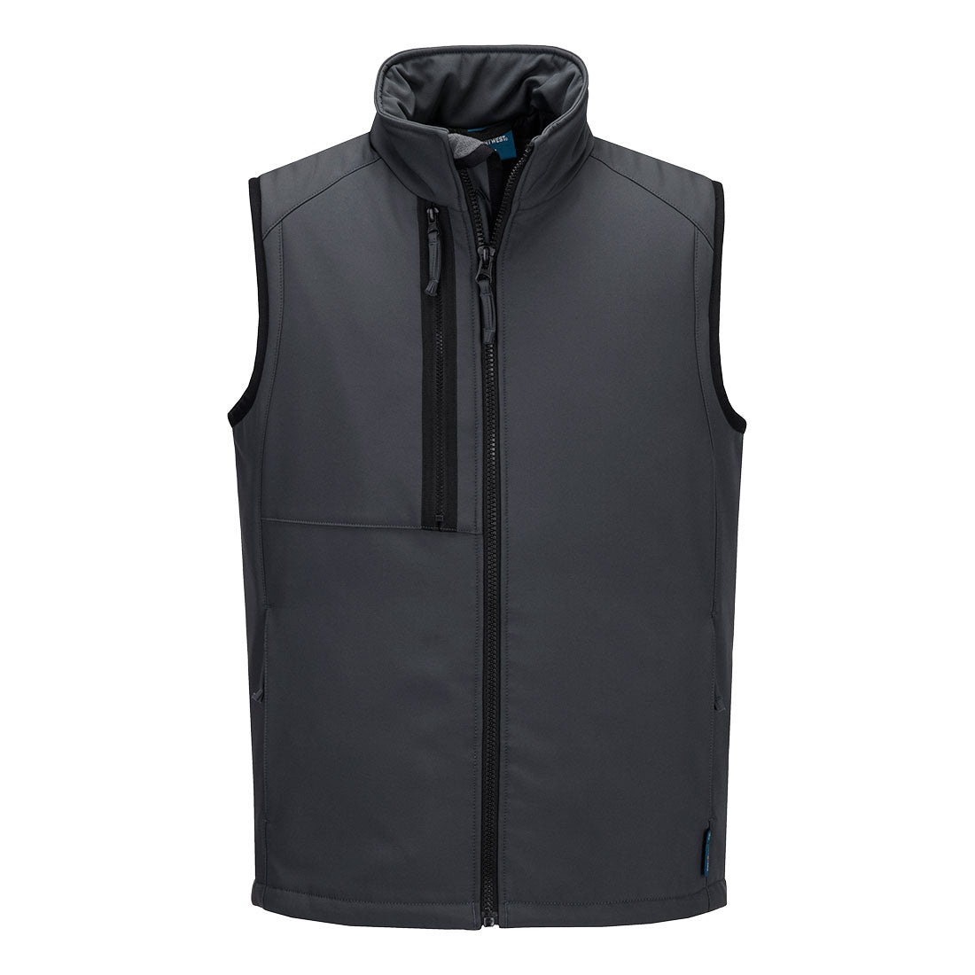 Portwest WX2 Eco Insulated Softshell Bodywarmer in Metal Grey, image 2