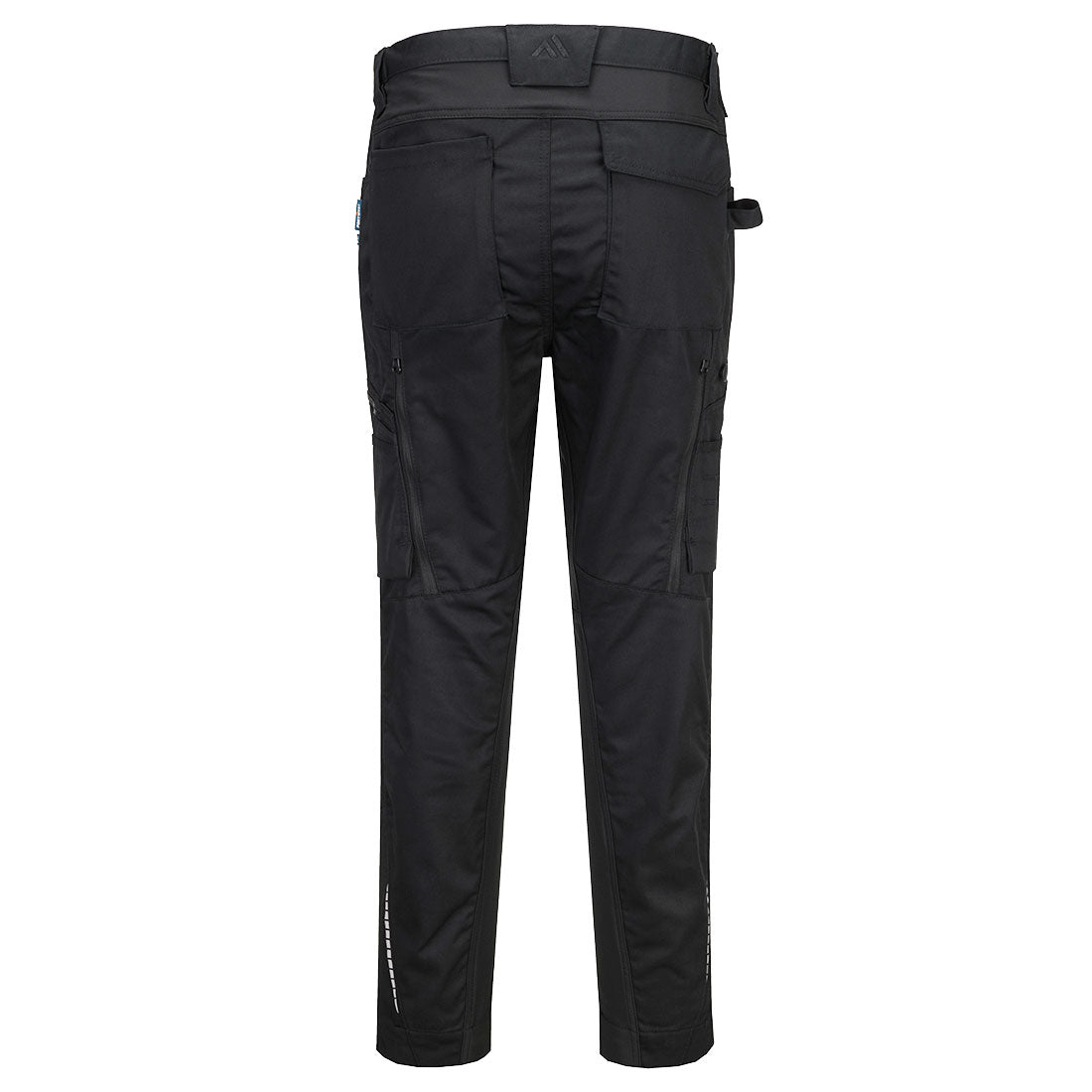 Portwest CD881 WX2 Eco Stretch Trade Trousers in Black, back view