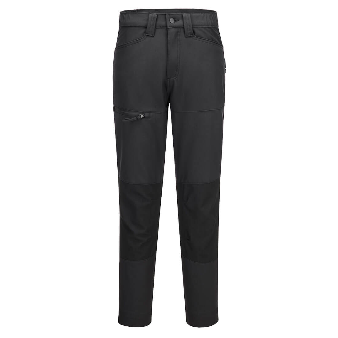 Portwest WX2 Eco Women's Stretch Service Trousers in Black, main product image