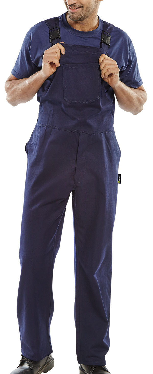 Click Beeswift Cotton Drill Bib and Brace, main product image