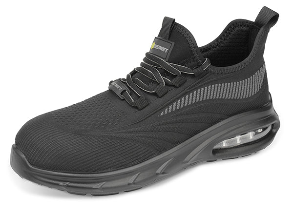 Click BEESWIFT SUTTON PERFORMANCE KNIT COMPOSITE BUBBLE SOLE SAFETY WORK TRAINER S1PL, main product image