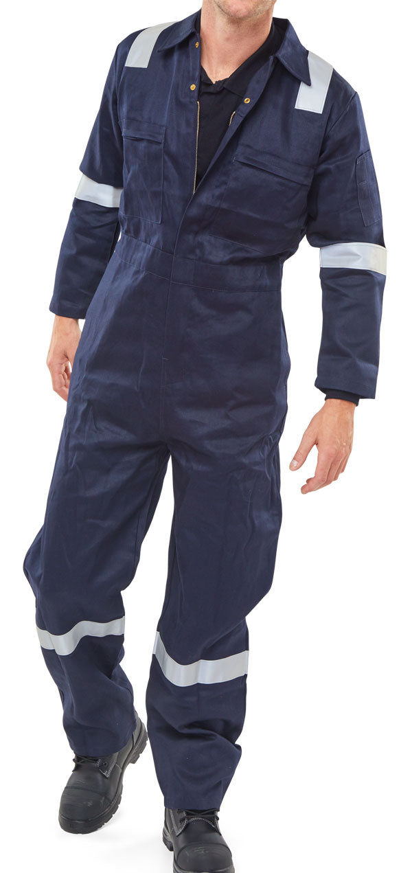 Click Beeswift Burgan Fire Retardant Anti-Static Boilersuit, main product image