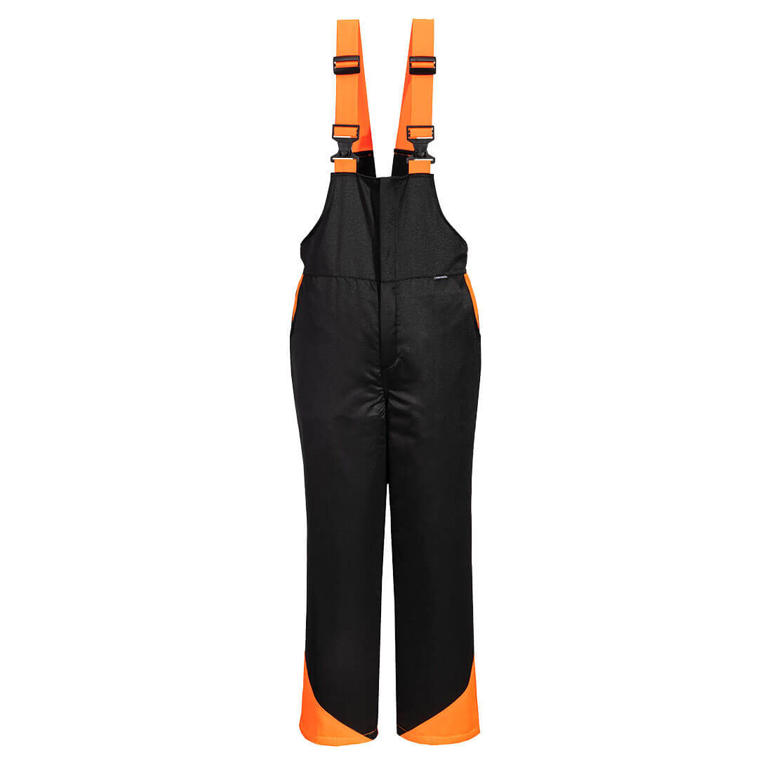 Portwest Oak Chainsaw Bib and Brace in Black, main product image