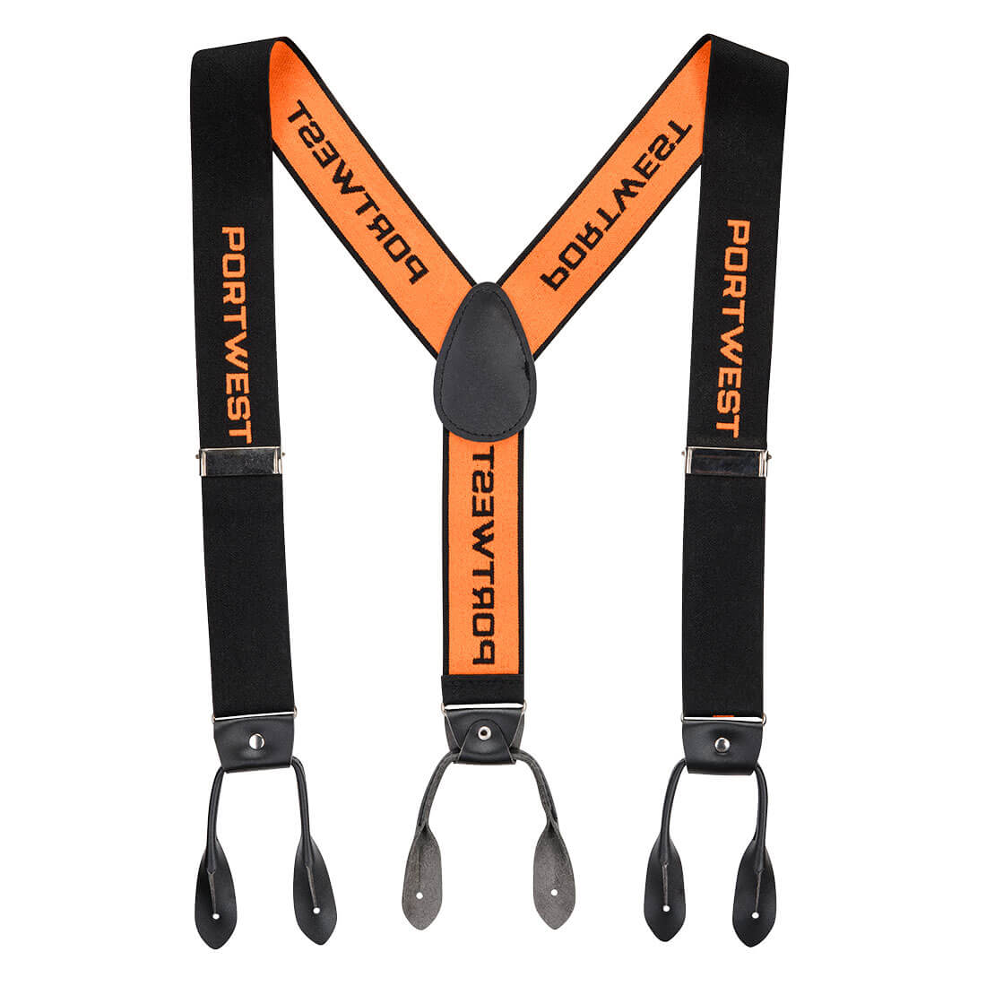 Portwest Chainsaw Braces in Orange/Black, main product image
