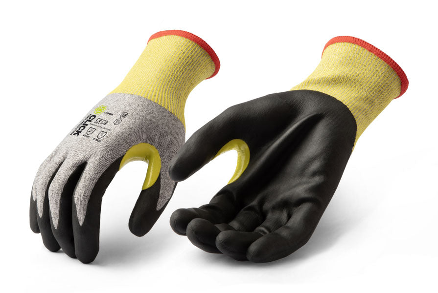 Click CHP006YE Hand Protection Nitrile Foam 18G Cut F Glove alternate view