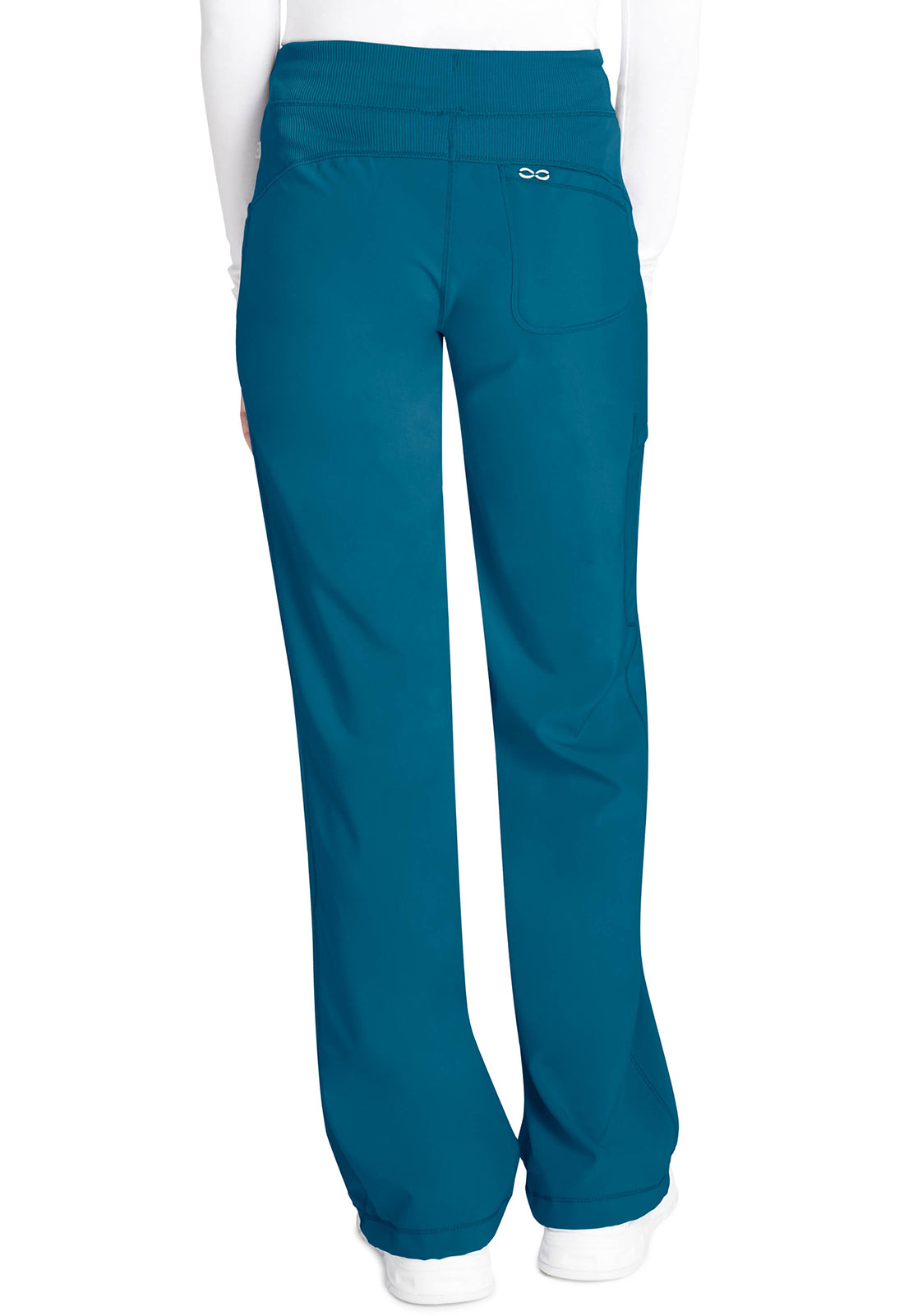 Cherokee CKE1123A Straight Leg Drawstring Pant - Caribbean Blue (back)