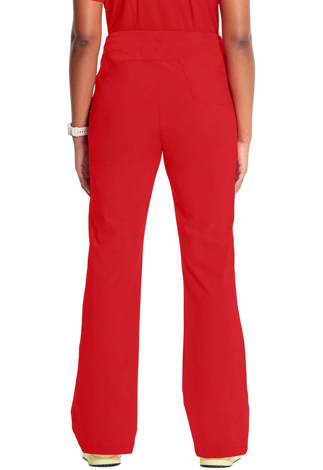 Cherokee CKE1123A Straight Leg Drawstring Pant - Red (back)