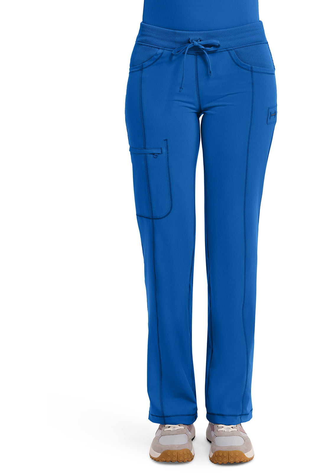 Cherokee CKE1123A Straight Leg Drawstring Pant - Royal (front)
