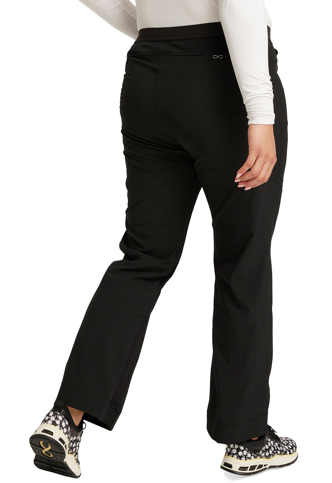 Cherokee CKE1124AT Low Rise Slim Pull-On Pant - Black (back)