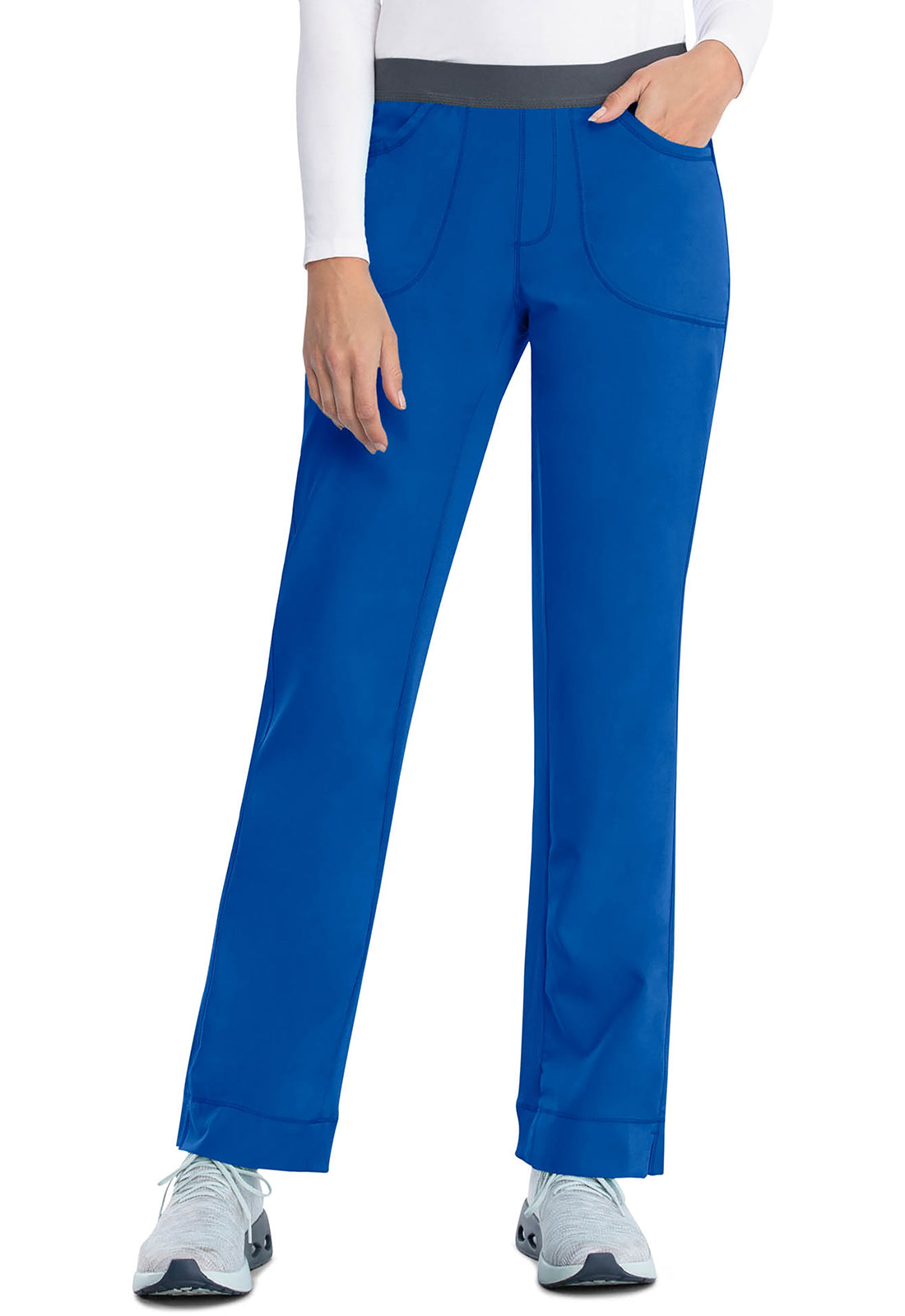 Cherokee CKE1124A Slim Pull-On Pant - Royal (front)