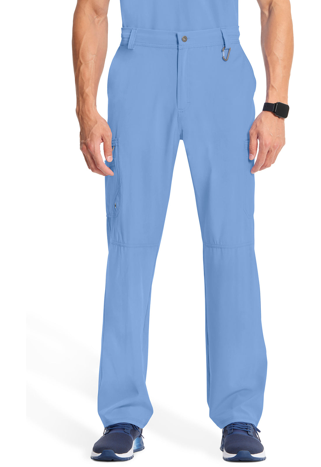 Cherokee CKE200A Men's Fly Front Pant - Ciel (front)