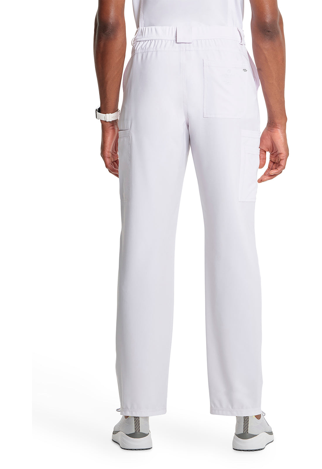 Cherokee CKE200A Men's Fly Front Pant - White (back)
